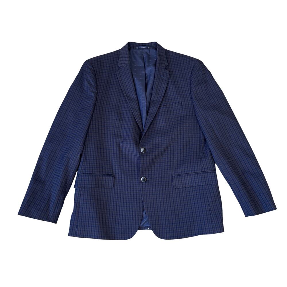 Ben Sherman Plectrum Plaid Blazer Sports Coat US Men's 44R